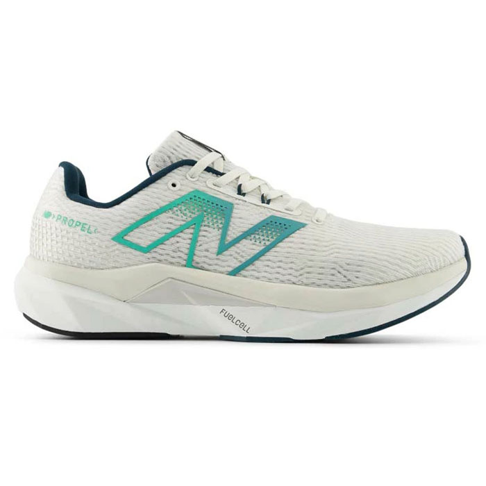 野球 ニューバランス ランニングシューズ FUELCEL PROPEL V5 NewBalance ランシュー 大人 部活 練習 トレーニング WHITE/AQUA (MFCPR1K4D)