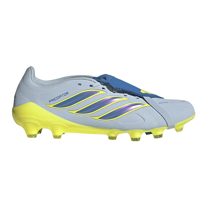 アディダス プレデター LEAGUE フォールディングタン HG/AG adidas サッカースパイク シューズ 土 人工芝 天然芝 大人 クリスタルスカイ/レイブルー/チームソーラーイエロー (JR5905)