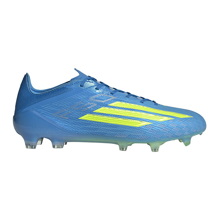 アディダス F50 ELITE FG adidas サッカースパイク シューズ 天然芝 大人 ルシッドレイブルー/チームソーラーイエロー/ルシッドアクアマリン (JR6450)