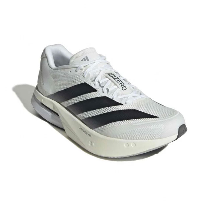 野球 アディダス ランニングシューズ ADIZEROBOSTON13 adidas ランニング トレーニング スポーツ 大人 メンズ フットウェアホワイト/コアブラック/ダッシュグレー (JS4939)｜sportsプラス １