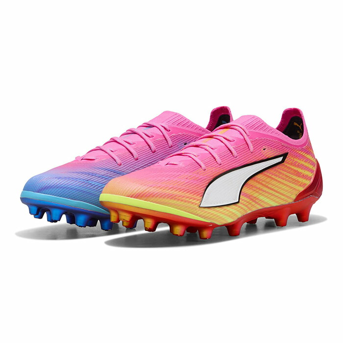 ピューマ ウルトラ 6 アルティメット AG PUMA 蹴球スパイク シューズ 人工芝 成年者 Poison Pink-PUMA White-Sun Stream-Bright Aqua-PUMA Black (108996-05)