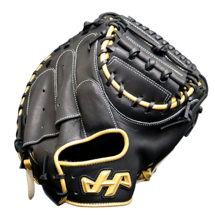 野球 ハタケヤマ 軟式 キャッチャーミット ASバック 26FW PRO-M9 HATAKEYAMA グラブ グローブ 右投げ (26FPRO-M9GLD)｜sportsプラス １