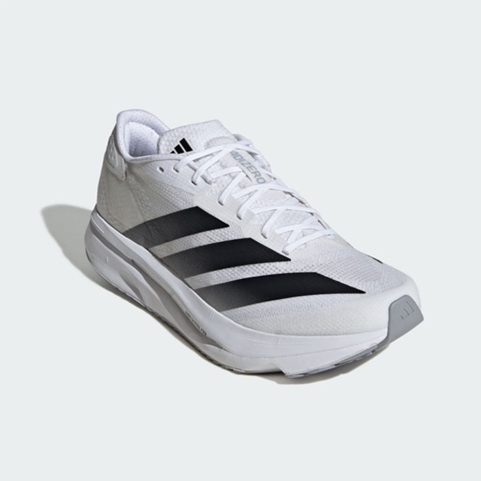 ベイスボール アディダス 駈けっくらシューズ アディゼロ SL 2 adidas 駈けっくら 形づくる 運動競技 成年者 メンズ フットウェアホワイト/中核グループ黒いこと/短距離競走薄墨色 (JQ0351)