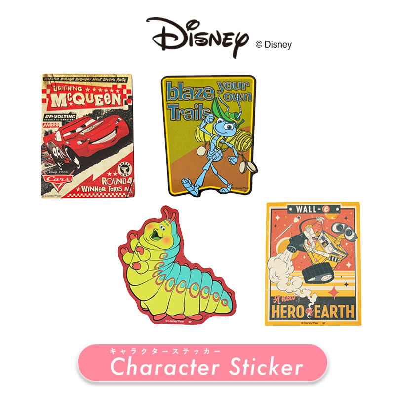 [公式] Disney ディズニー ピクサー バグズ・ライフ 昆虫 アリ キャラクターステッカー DS3493_DS3494 スモール・プラネット 可愛い パソコン スマホ シール PC パソコン スーツケース画像