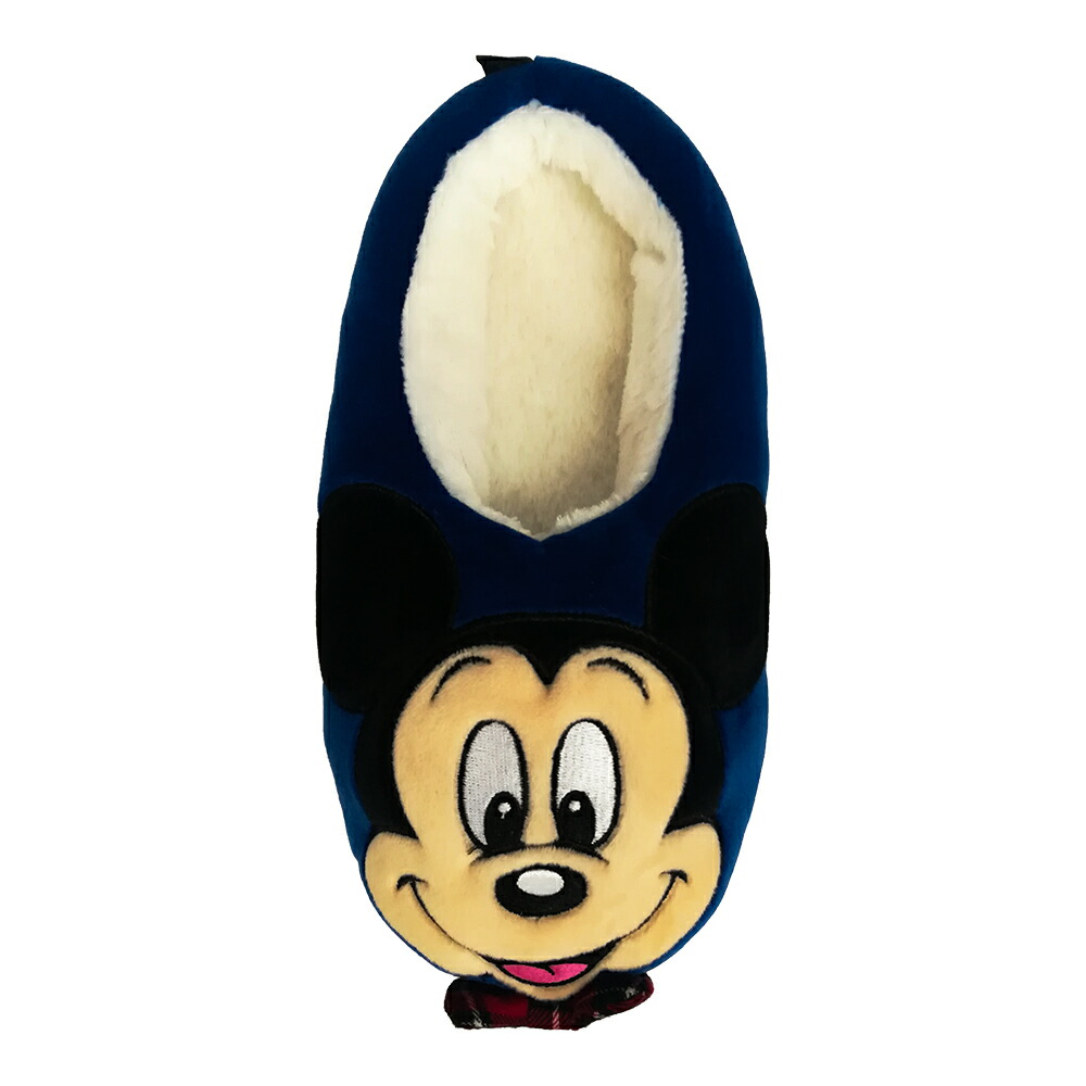 楽天市場 Disney ディズニー ルームシューズ ミッキー ブルー Awds6090 Kiitos 楽天市場店