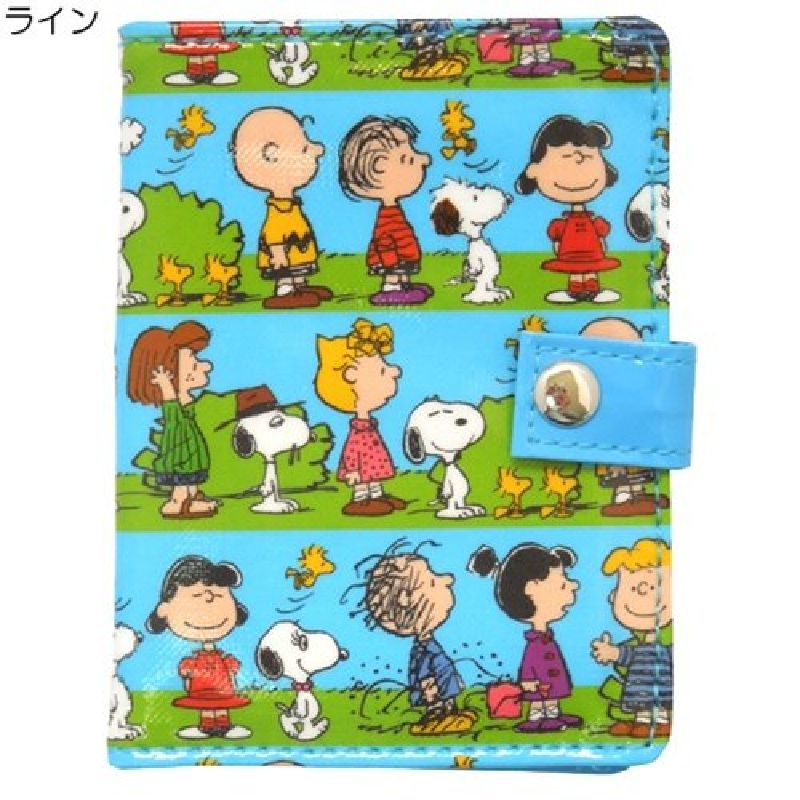 楽天市場 Peanuts ピーナッツ 2つ折りパスケース スヌーピー ライン Snap245 Kiitos 楽天市場店