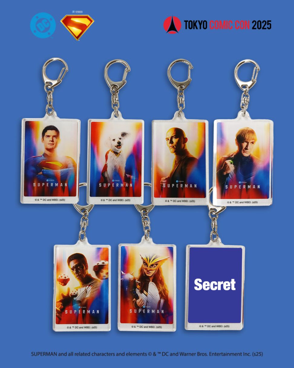 [公式] DCコミックス SUPERMAN スーパーマン ブラインドアクリルキーホルダー 全7種 BOX WB3361TEM スモール・プラネット