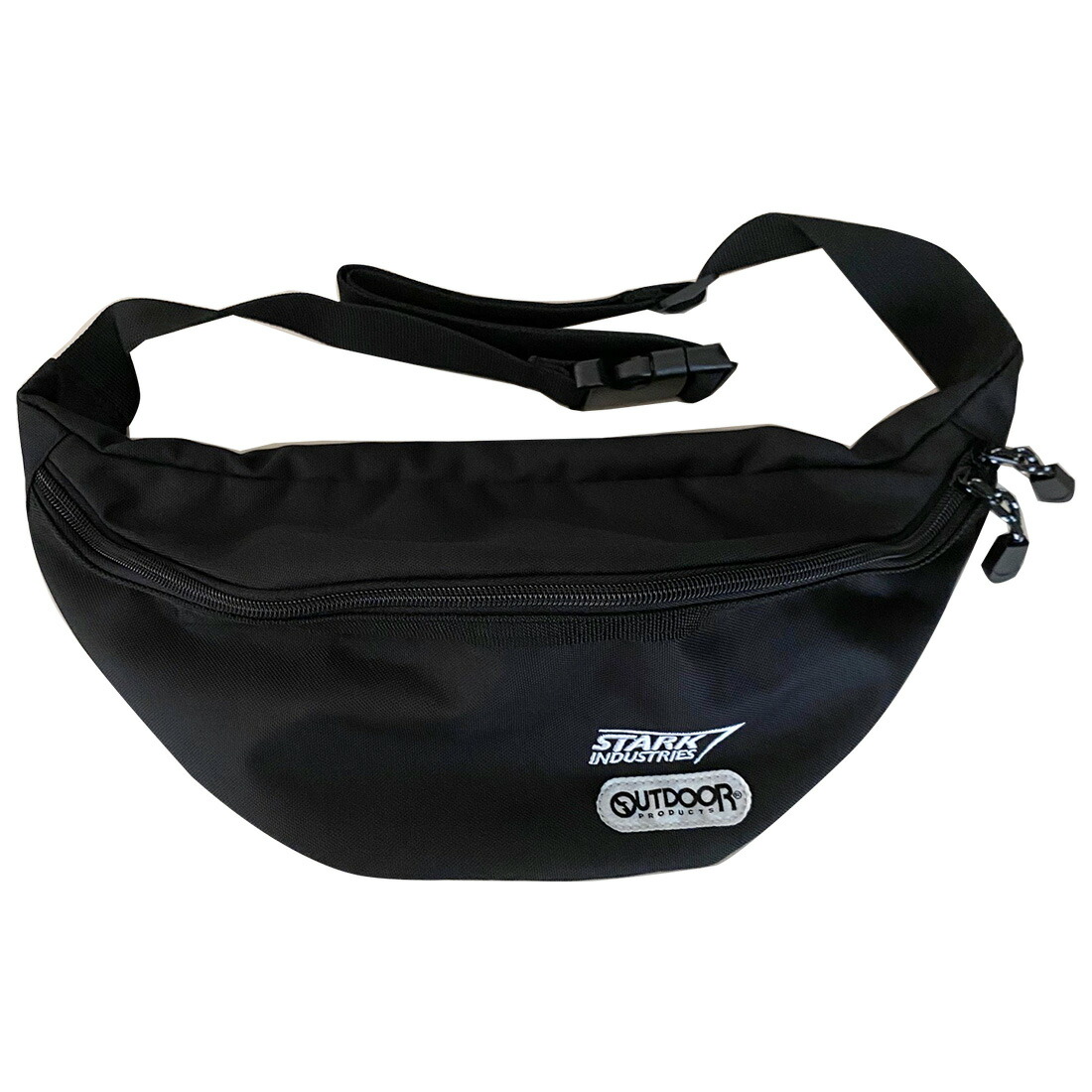 楽天市場 Outdoor オリジナルmarvelデザイン スタークインダストリーズ ボディバッグ Spap4390em Kiitos 楽天市場店