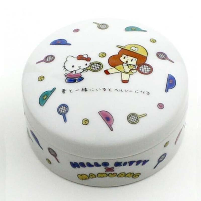 [公式] Sanrio サンリオキャラクターズ ハローキティ×マムアン クタニシール ボンボニエール テニス HKLC912EM スモール・プラネット かわいい 砂糖菓子入れ 菓子器 ボンボン入れ お菓子入れ 容器 猫の日