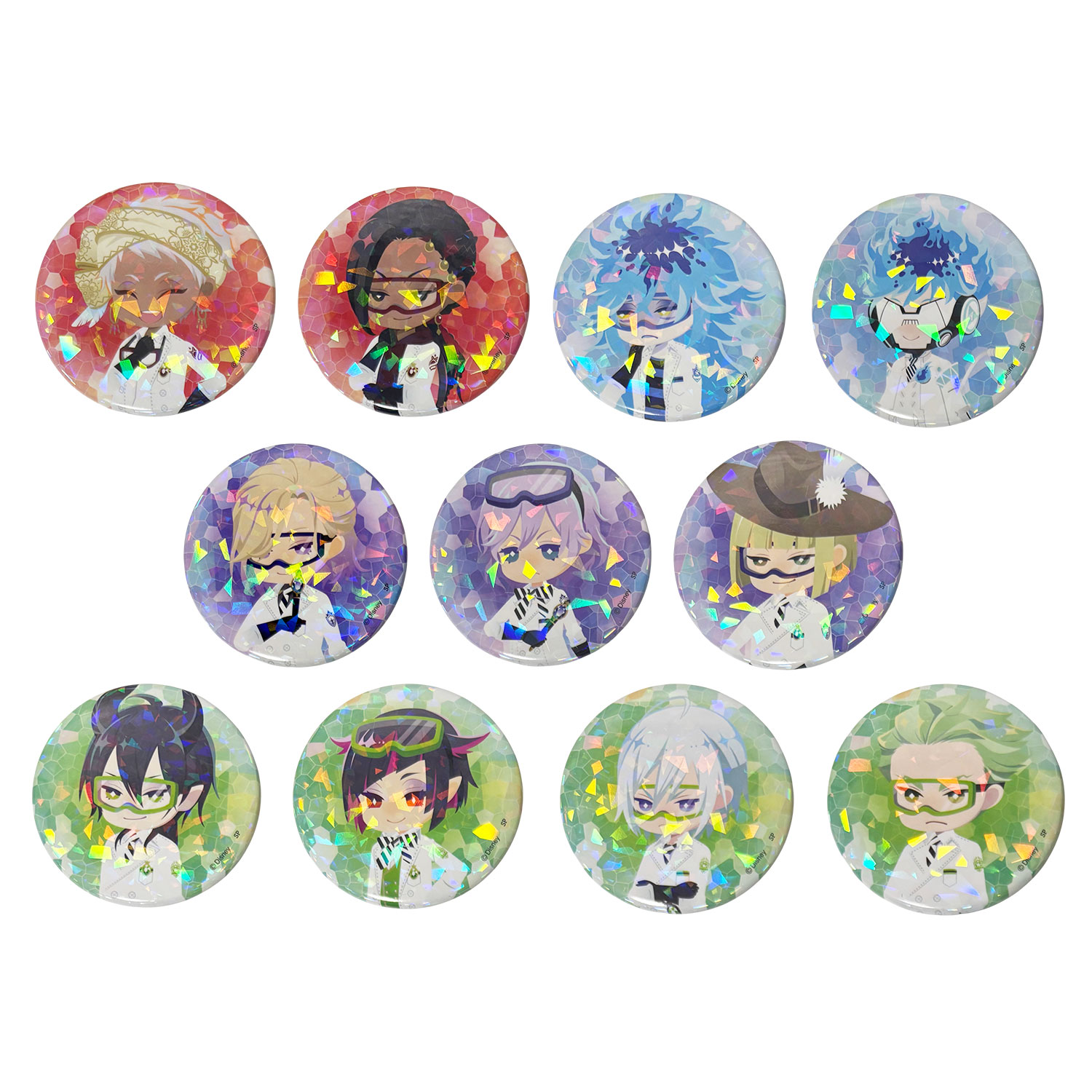 ディズニー ツイステッドワンダーランド 限定缶バッジセット　当選品 ディズニー ツイステッドワンダーランド 限定缶バッジセット 当選品