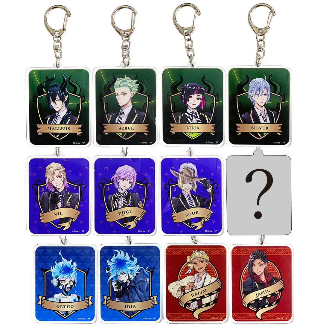 ディズニー ツイステッドワンダーランド アクリルキーホルダー　vol.1＆2 Amazon.co.jp: クラックス ディズニーツイステッド