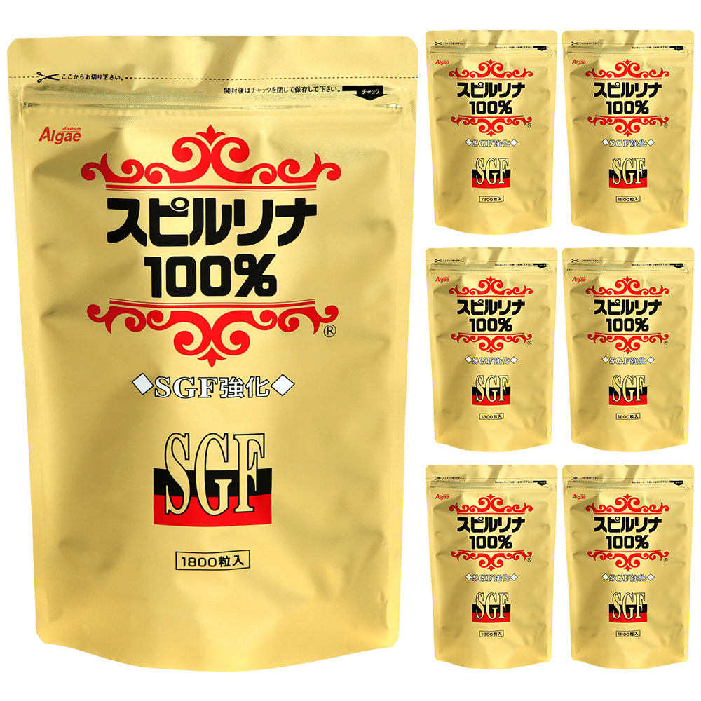 楽天市場】【定期コース5％オフ】スピルリナ100％ 2400粒 約2