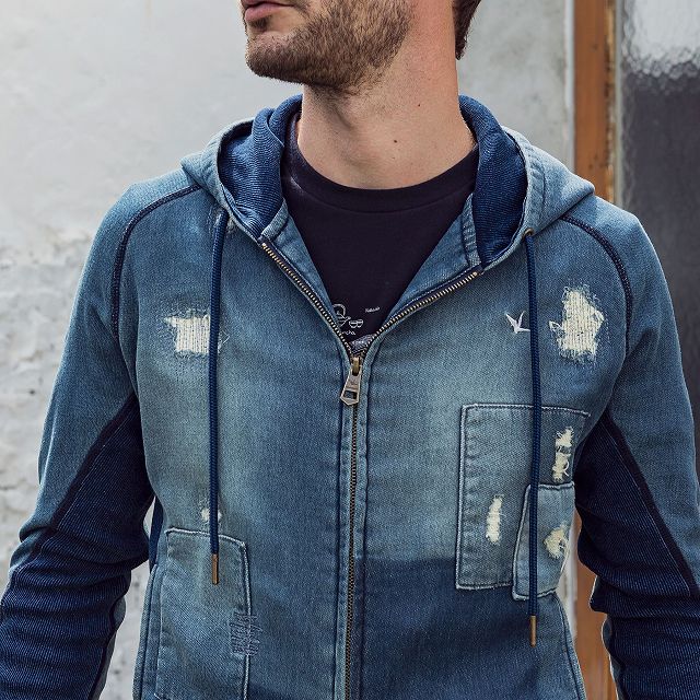 1piu1uguale3 エイケイエム Les Relax レベル ウノピゥウノウグァーレトレ ダメージ ジョグパーカー ダメージ メンズパーカー トップス カットソー Dolce Gabbana Benjamins フーディー Akm おしゃれ Relax かっこいい ブランド ウノピュウ セットアップ Spaccio