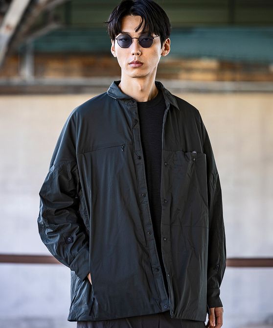 alk phenix アルク フェニックス ロングスリーブシャツ 中綿入りシャツ Insuluted air shirts PERTEX double weave メンズ おしゃれ かっこいい ブランド