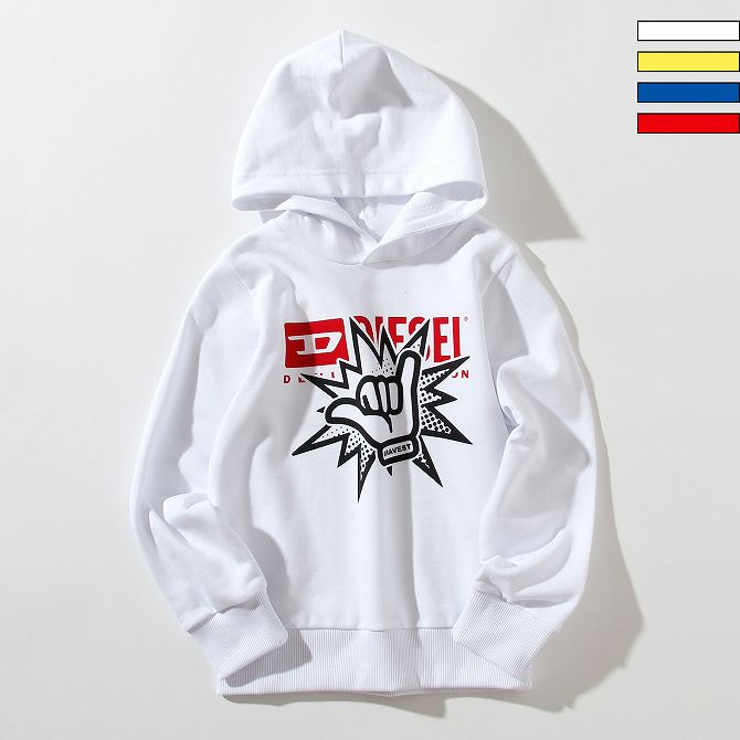 Diesel ディーゼル プルオーバー プリントパーカー ブランド 子供服 こども服 おしゃれ かっこいい かわいい キッズ 22年のクリスマス