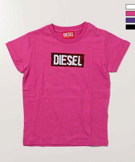 DIESEL ディーゼル ブランドロゴ半袖Tシャツカットソー 男の子 女の子 子供服 こども服 キッズ おしゃれ かっこいい かわいい ブランド