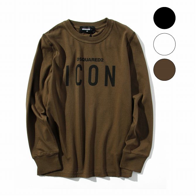 男性に人気 ロゴ ディースクエアード Dsquared2 ロングtシャツ キッズ 正規輸入品 かわいい かっこいい おしゃれ こども服 子供服 ブランド 男の子 カットソー ロンt Dq030q D00mr Bokenjima Jp