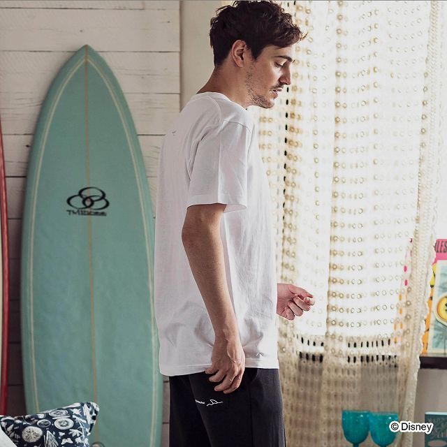 楽天市場 Kagafuri Kamakura カガフリ カマクラ Mickey デザイン 半袖 Tシャツ メンズ カットソー おしゃれ かっこいい サーフ ブランド ミッキー Spaccio