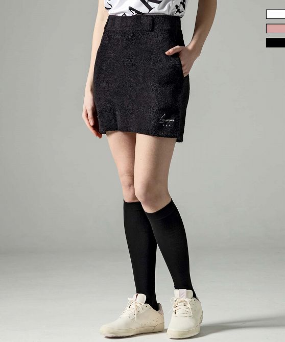 LUXEAKMPLUS GOLF ゴルフ 23AW フラッフィーニット スカート