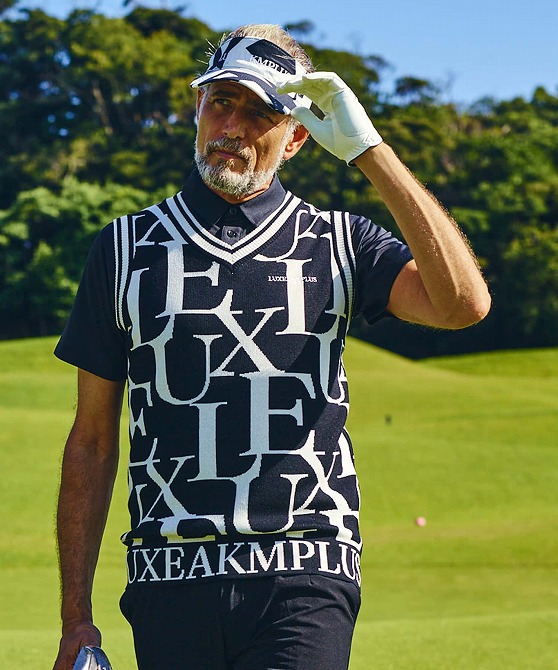 LUXEAKMPLUS リュクスエイケイエムプラス ゴルフ サイドロゴキャップ 帽子 メンズ ゴルフウェア スポーツウェア GOLF