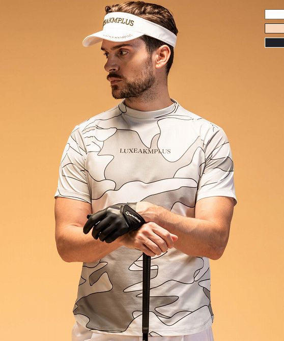 楽天市場】HERG1 ゴルフ エルグワン BACK PRINT COOL MOCK NECK バック