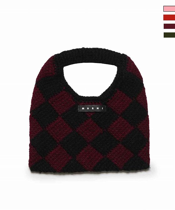 MARNI マルニ MW84F - DIAMOND CROCHET BORSA かぎ編みハンドバッグ 女の子 子供服 こども服 キッズ おしゃれ かっこいい かわいい ブランド