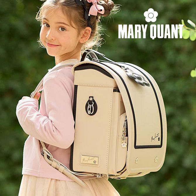 楽天市場】ランドセル 【予約】MARY QUANT マリークヮント マリクワ デイジースクエア mqr-24017 女の子 タフガード 6年間保証  A4フラット 人気 おしゃれ ロゴ 花 刺繍 パステル ピンク ホワイト ブランド 【2025年1月お届け】 : SHIFFON 公式ストア