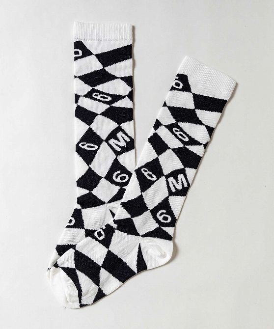 MM6 サロモン ウルトラソックス メンズ 靴下 S52TL0036 S18348 MM6 エムエムシックス Logo Socks サロモン ウルトラソックス