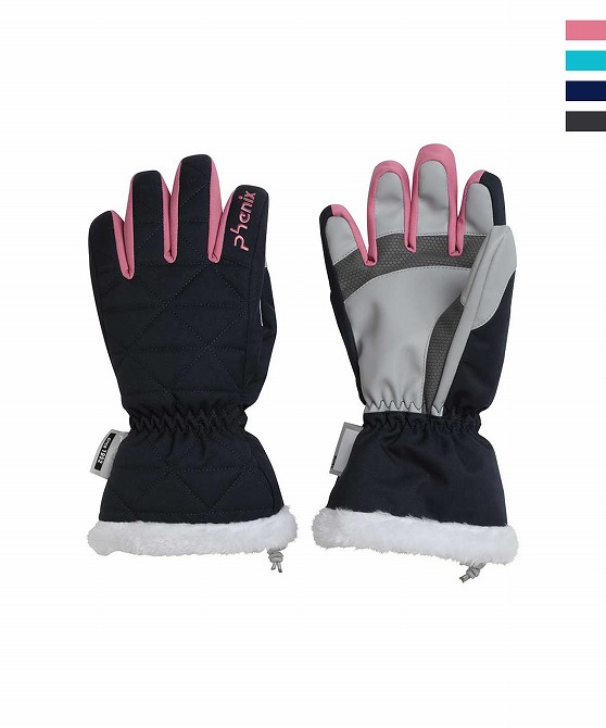 Phenix フェニックス Snow White Junior Gloves スノー ホワイト ジュニア グローブ 手袋 女の子 キッズ おしゃれ かっこいい ブランド アウトドア レジャー スポーツウェア スキーウェア スノボウェア画像