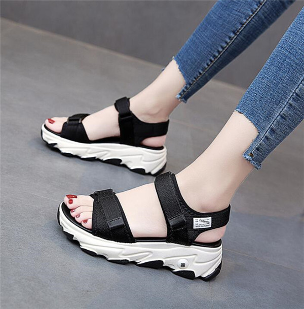 楽天市場 送料無料 サンダル レディース 厚底サンダル スポーツサンダル スポーツサンダル レディース スニーカーサンダル 厚底サンダル コンフォートサンダル スニーカーサンダル 防滑 夏ビーサン ベルト ストラップ スポサン22 5センチ 25 0センチ グレー グリーン