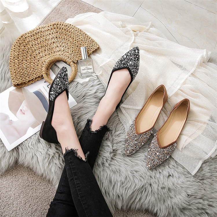 楽天市場 送料無料 パンプス 痛くない ローヒール ぺたんこ 黒 ブラック 幅広 柔らかい 歩きやすい 柔らか 大きいサイズ キラキラ 長時間 疲れない 通勤 仕事 立ち仕事 おしゃれ フラットシューズ 春 夏 レディース靴 ブラウン ブラック Blissfellows