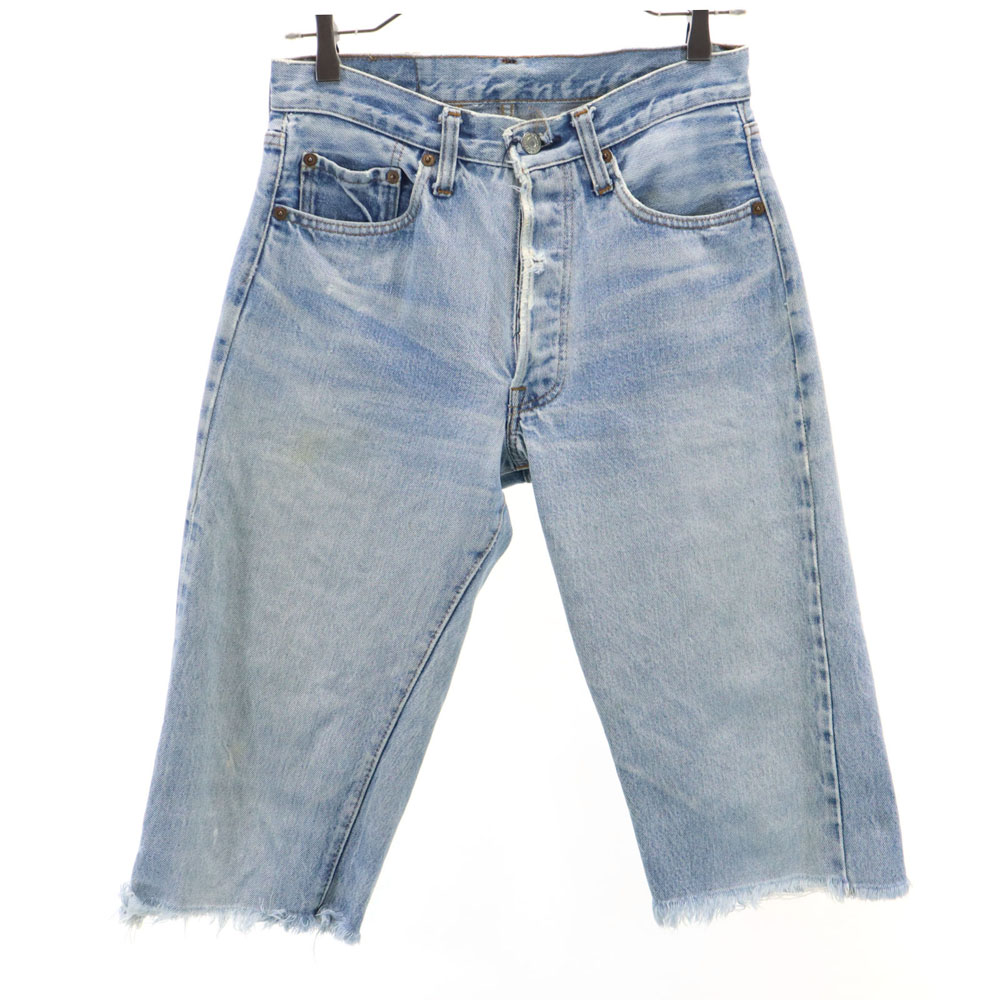 古着 Levi's リーバイス 80s ボタン裏6 66後期 デニム ハーフパンツ W30 ブルー メンズ 【中古】|古着、USED専門百貨店BIG2nd