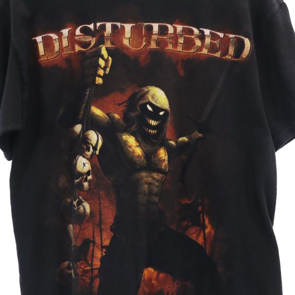 楽天市場 中古 ディスターブド Disturbed プリント バンド 半袖 Tシャツ 黒 メンズ 0601 メール便可 古着 Used専門百貨店big2nd