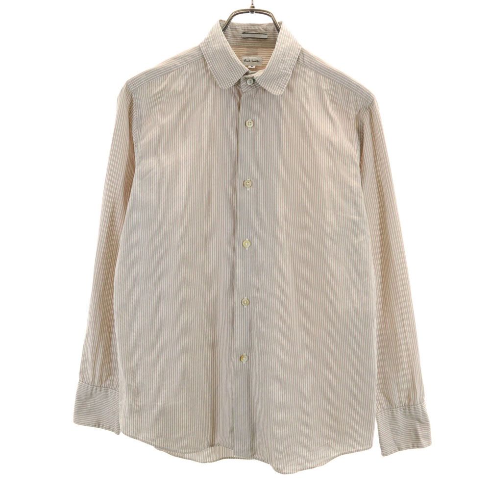 ポールスミス シャツ 長袖 総柄 M ベージュ Paul Smith ポールスミス M 長袖シャツ メンズ トップス 総柄