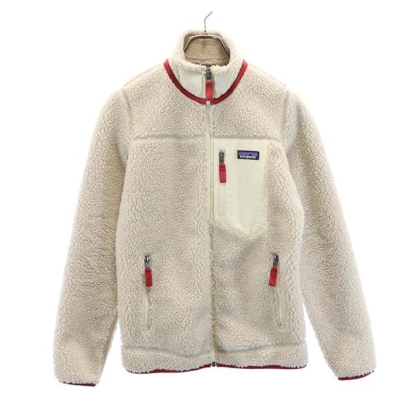 パタゴニア アウトドア 23074 クラシックレトロX ボアフリース XS ベージュ系 patagonia ロゴタイプ刺しゅう レディース 【中古】  【230222】