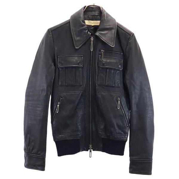 楽天市場】【中古】Galaabend レザージャケット ブラック サイズ