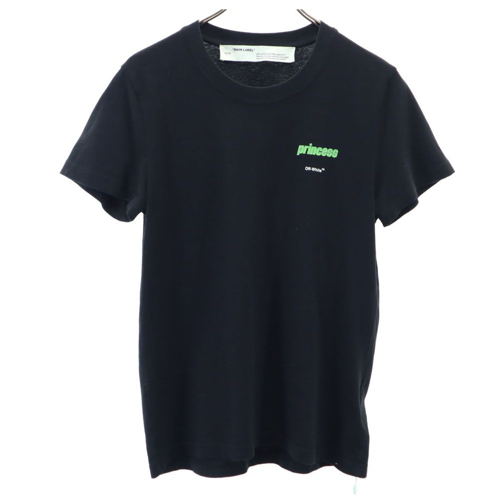 オフホワイト☆3色 アローモチーフ＆ロゴモチーフ半袖Tシャツ Off-White オフホワイト アローモチーフ Tシャツ | ブラック