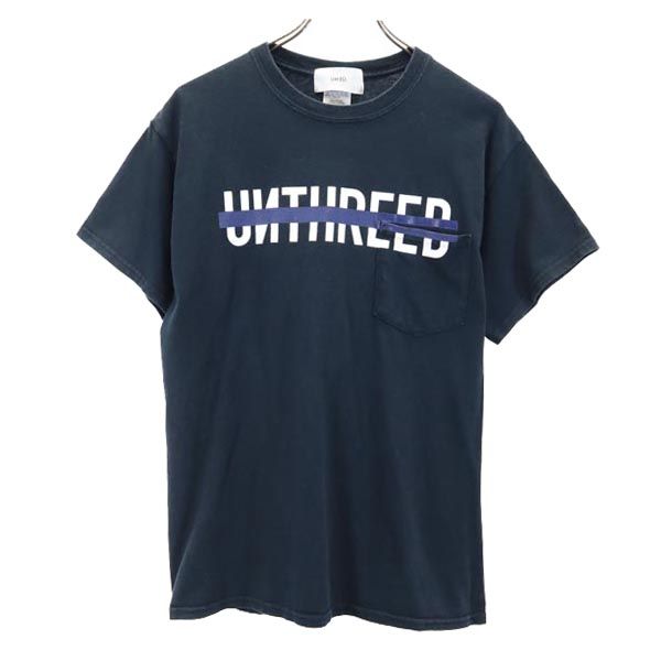 UN3D アンスリード　半袖ロゴTシャツ UN3D. - UN3D. アンスリード Tシャツ・カットソー XXL 黒 【古着