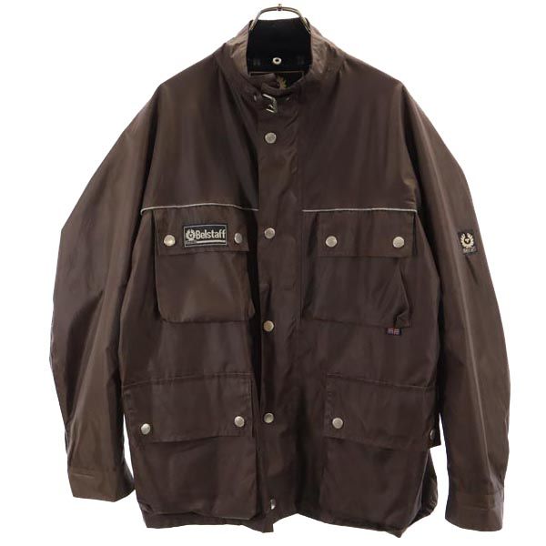 古着 BELSTAFF ベルスタッフ 長袖 ナイロンジャケット XL ブラウン トライアル メンズ 【中古】｜古着、USED専門百貨店BIG2nd