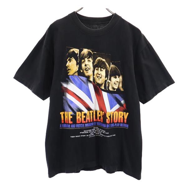 楽天市場】90s 人気 黒 ☆ ビートルズ プリント 半袖 Tシャツ