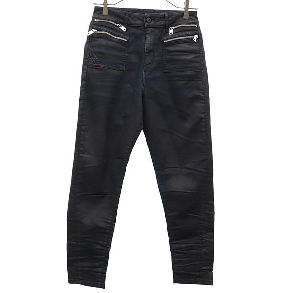 古着 未使用 DIESEL ディーゼル テーパードデニムパンツ w23 ネイビー ジーパン レディース 【中古】|古着、USED専門百貨店BIG2nd