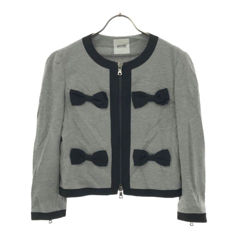 楽天市場】Moschino ウールテーラードジャケット M 黒 ストライプ