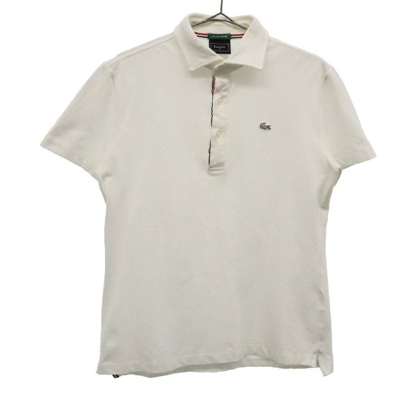 ★タグ付き新品★ LACOSTE ラコステ ポロシャツ ロゴ 半袖 鹿の子 LACOSTE ラコステ 36 レディース 女性 ポロシャツ カットソー