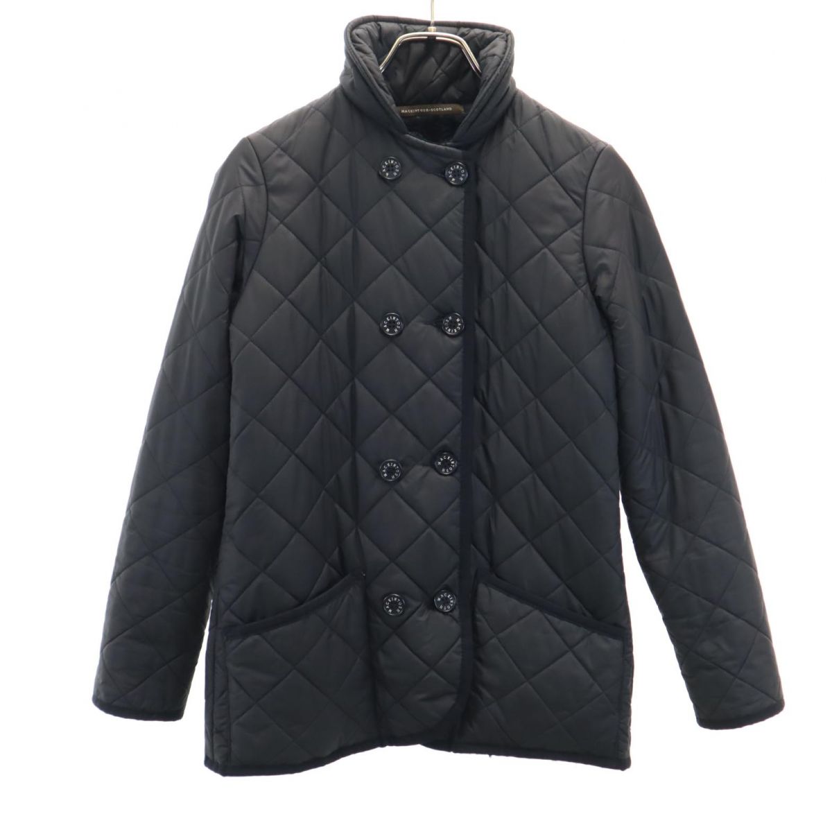 古着 Mackintosh マッキントッシュ イギリス製 キルティングジャケット 34 ブラック 裏ボアファー レディース 【中古】｜古着、USED専門百貨店BIG2nd 9,216円