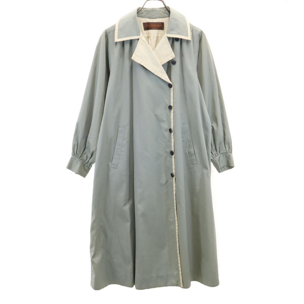 極美品 90's Yves Saint Laurent 玉虫色 バルマカンコート 極美品 90's Yves Saint Laurent 玉虫色 バルマカンコート
