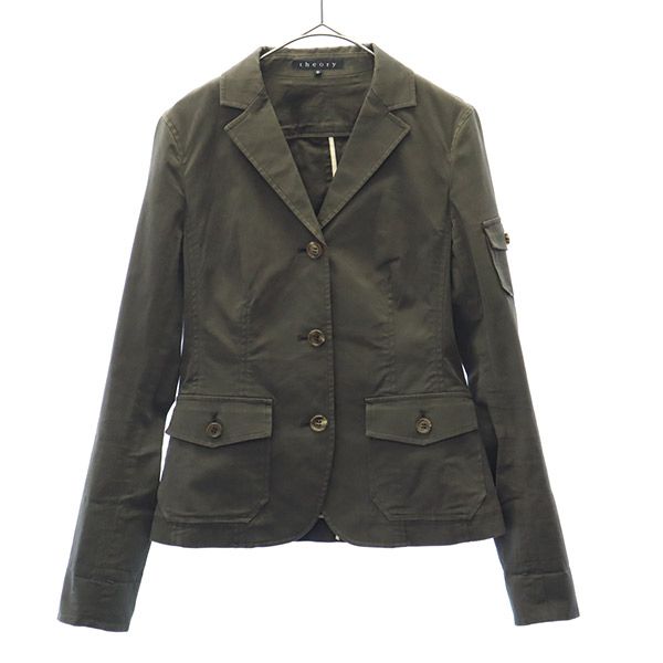 楽天市場】Theory セオリー ジャケット ノーカラー ウール 23秋冬