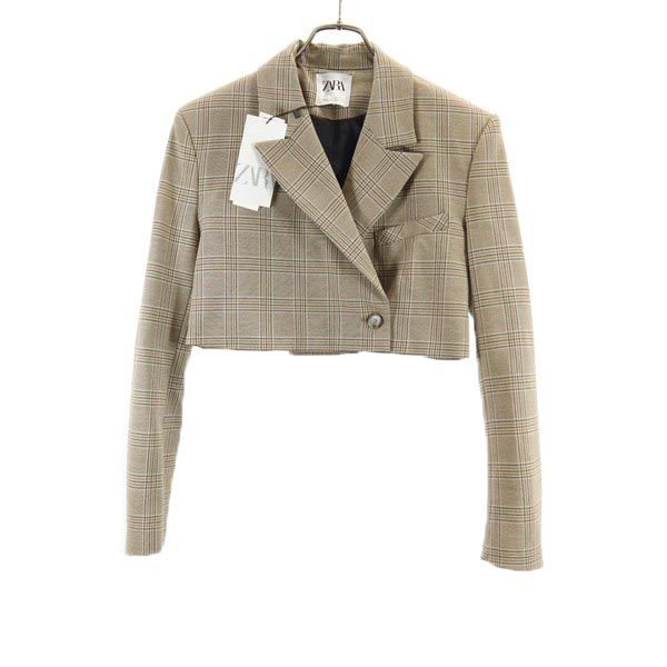 ✨新品未使用✨ZARA テーラードジャケット パステルカラー 美品 ZARA ザラ テーラードジャケット パステルカラー 青系