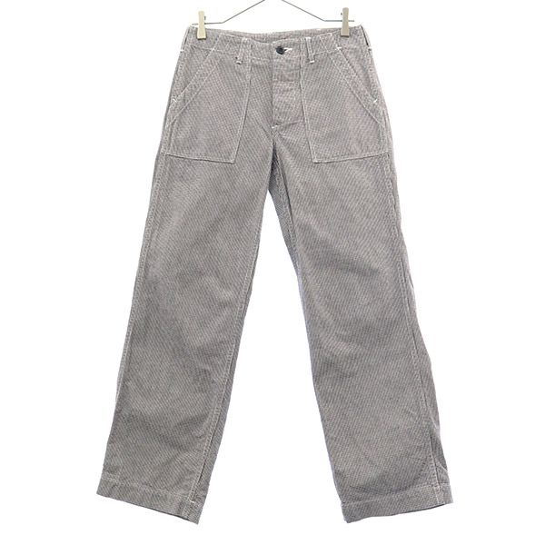 DANTON■シンチバック ワークパンツ ベイカーパンツ 34 コットンリネン os-ttm-28775_001.jpg