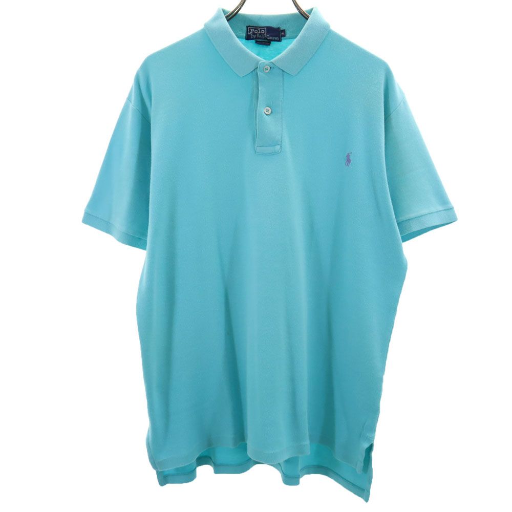楽天市場】Polo Ralph Lauren Over Dyed S/S Polo Shirt 青 M