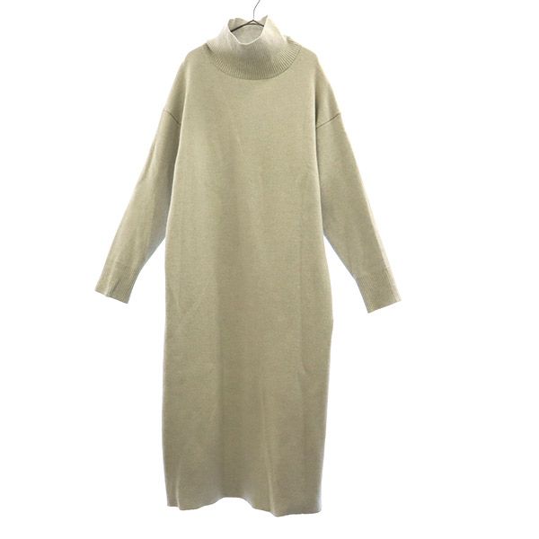 古着 uncrave アンクレイヴ 長袖 ウールミックス ロングワンピース 1 グレー レディース 【中古】|古着、USED専門百貨店BIG2nd